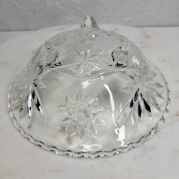 Vintage Crystal 3 Toed Footed Cut Glass Bowl 6.5"x2.5" Clear Candy Trinket Dish - Picture 13 of 16